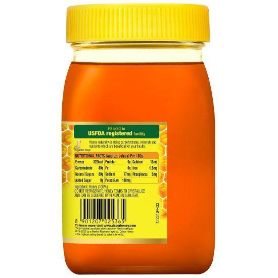 Walgrow 100% Pure Dabur Honey - 100g World's No.1 Honey Brand with No Sugar Adulteration - Walgrow.com