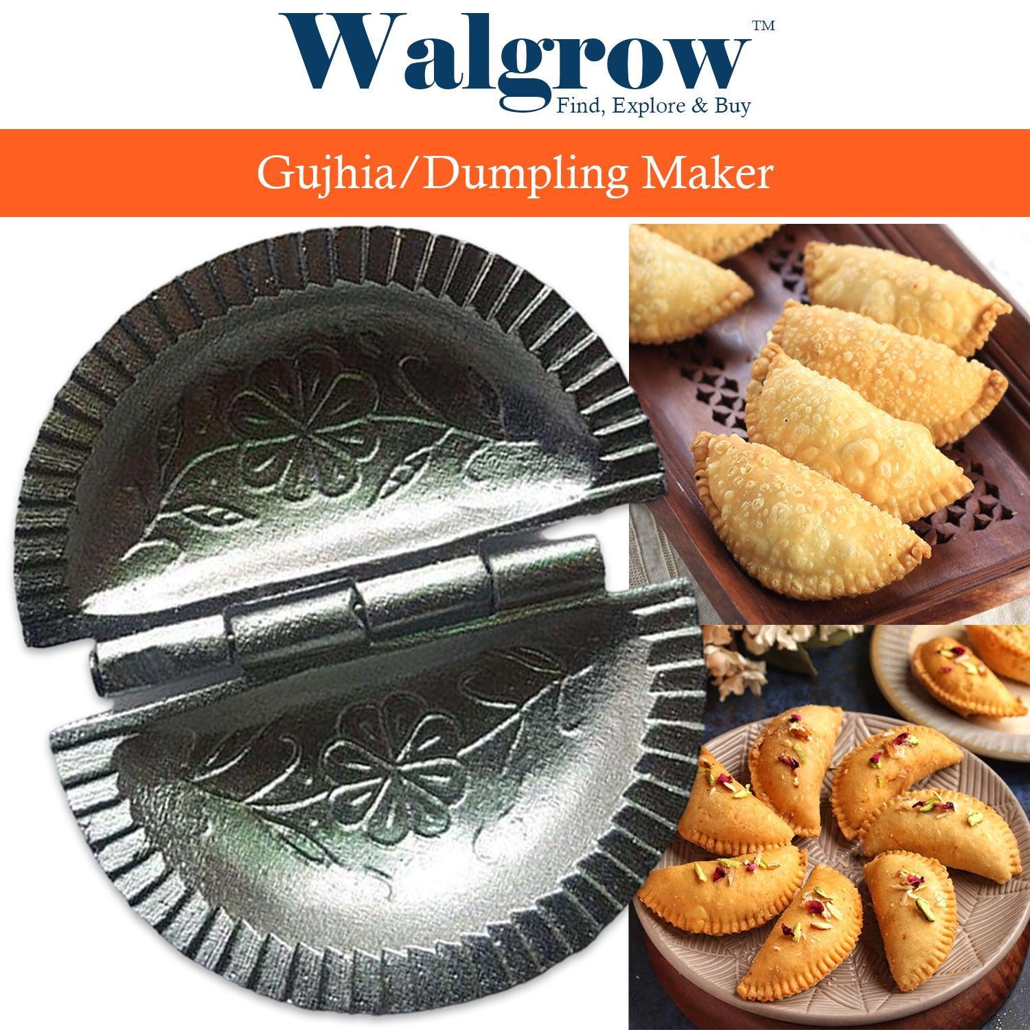 Walgrow Aluminium Flower Finish Gujhia/Dumpling Maker - Walgrow.com