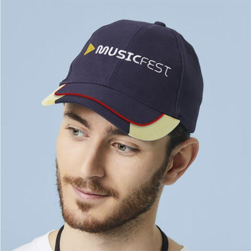 Zindwear 100% Cotton Professional Personalised Custom Embroidered Cap/Hat for Corporate Events and Employee Uniforms (One Size) - Walgrow.com