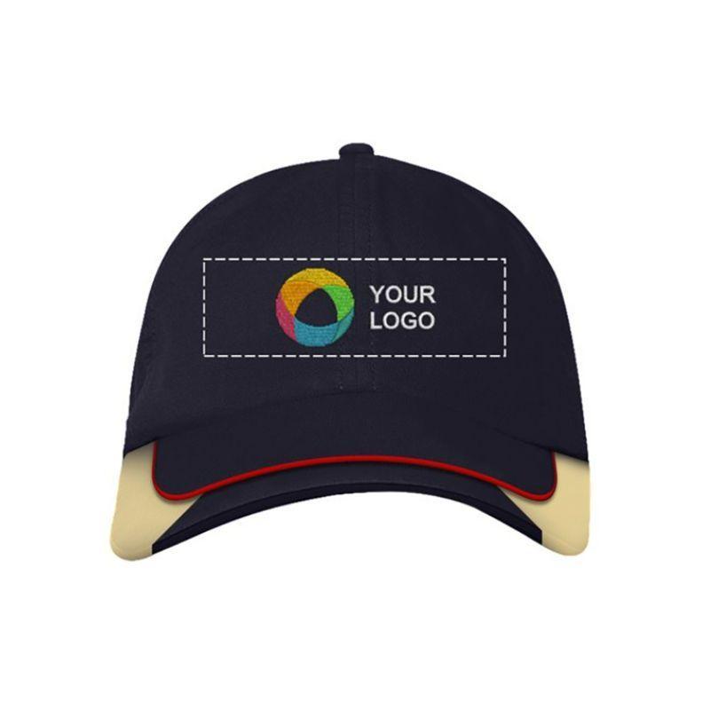 Zindwear 100% Cotton Professional Personalised Custom Embroidered Cap/Hat for Corporate Events and Employee Uniforms (One Size) - Walgrow.com