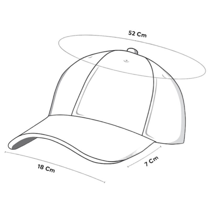 Zindwear Cotton Embroidered Custom Personalised Pre-curved Visor with Matching Undervisor Cap/Hat (One Size) - Walgrow.com