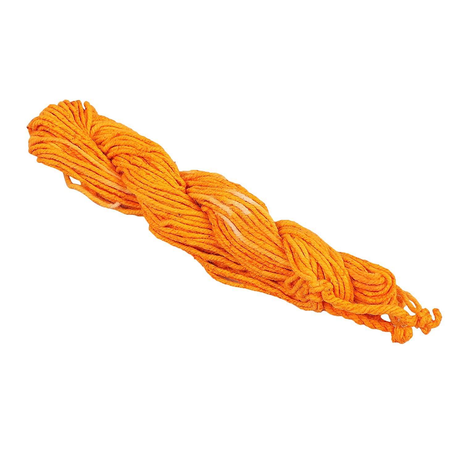 Brahmin Hindus Religion Janeu Sacred Cotton Thread/Dhaga For Pooja (Pack Of 3) - Walgrow.com