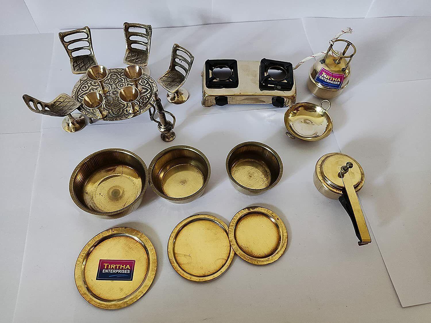 Brass kitchen set for kids online