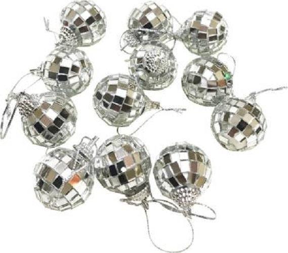 Christmas Tree Decoration Sliver Ball Hanging Ornament Party Décor Gift For Xmas - Walgrow.com