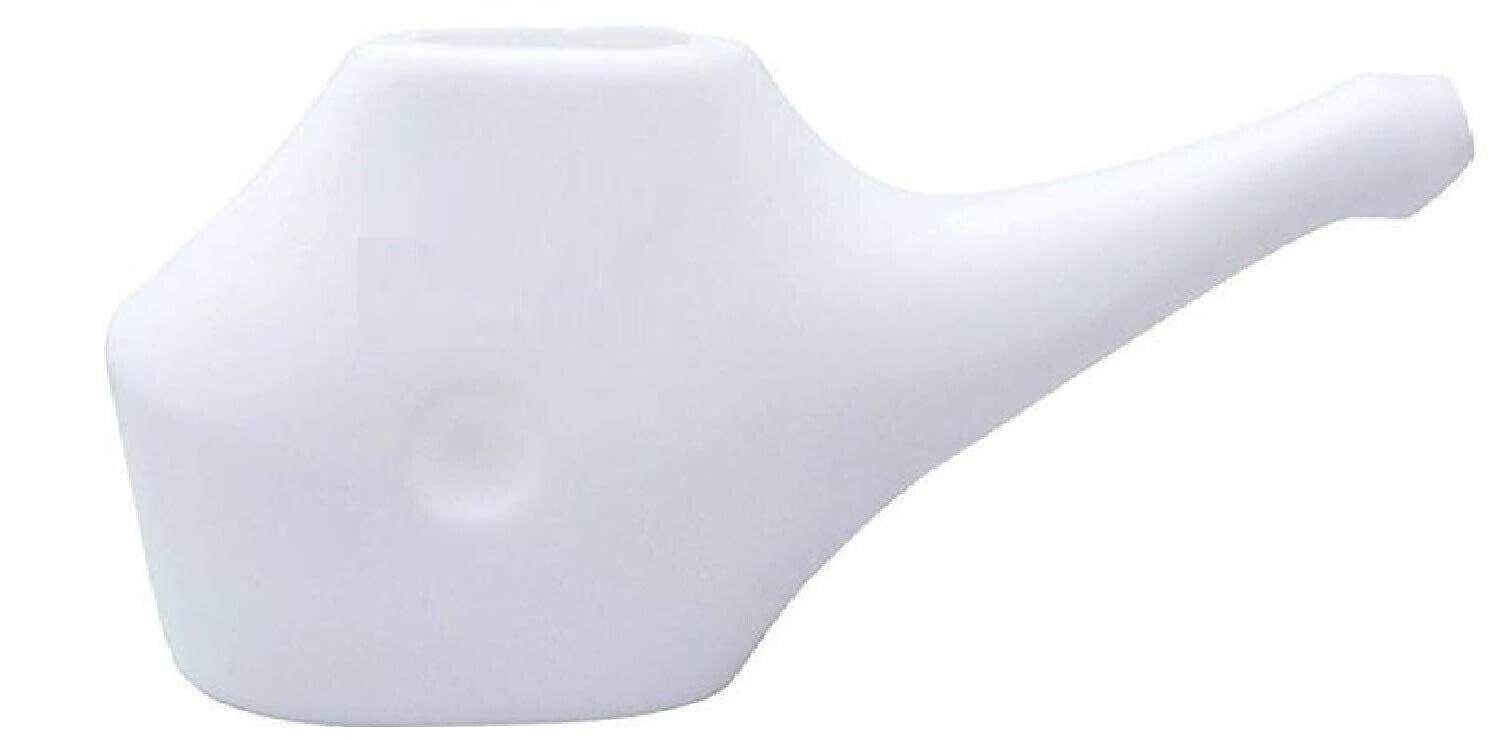 Durable Unbreakable Plastic Jal Neti Pot For Clears Sinus Congestion (Pack Of 2) - Walgrow.com