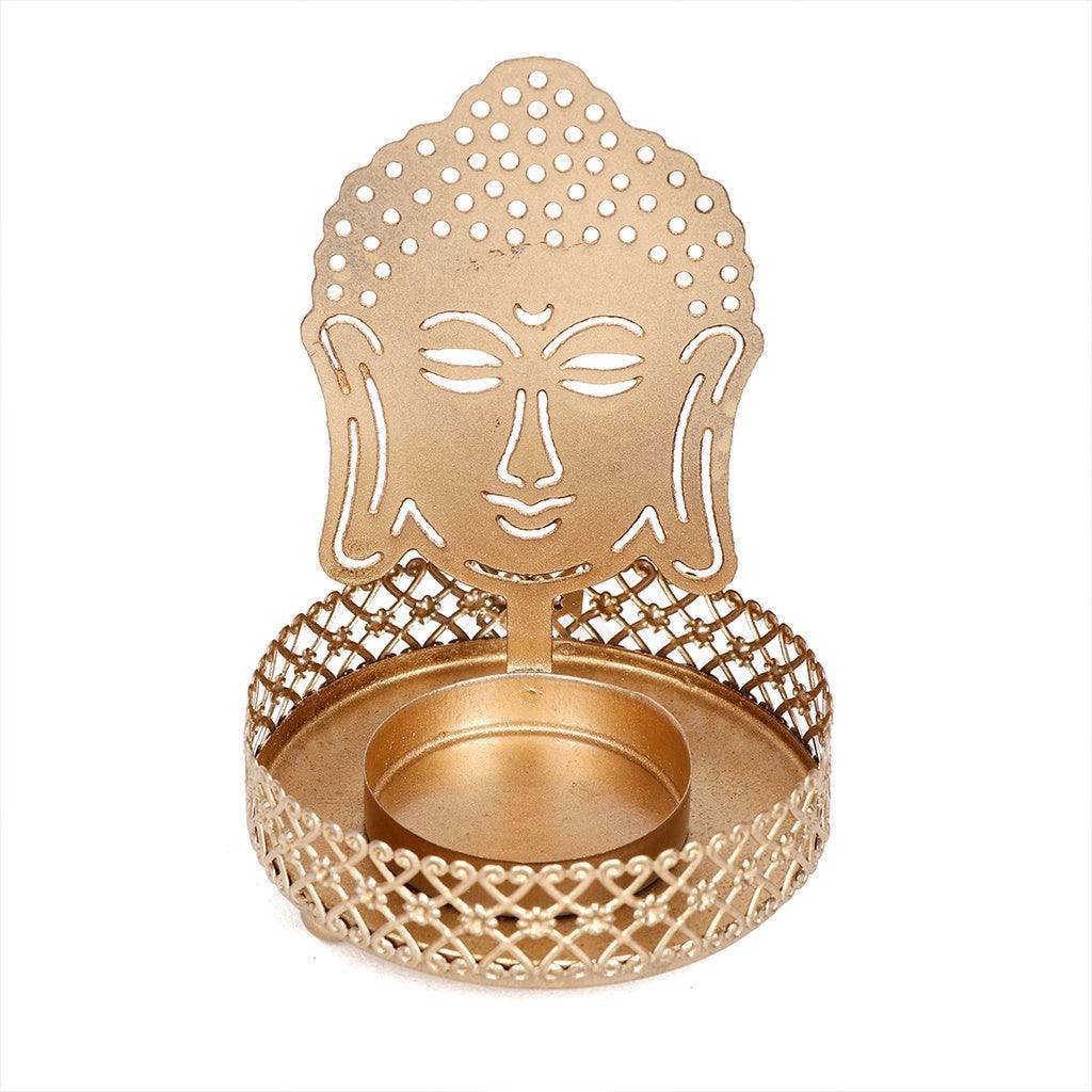 Eco-Friendly Handcrafted Religious Night Shadow Tealight Candle Holders (Golden) - Walgrow.com