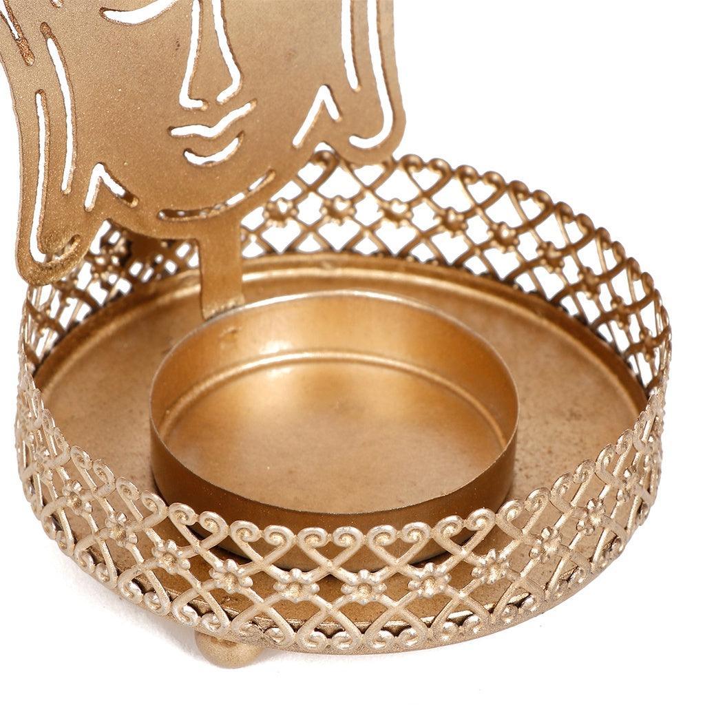 Eco-Friendly Handcrafted Religious Night Shadow Tealight Candle Holders (Golden) - Walgrow.com