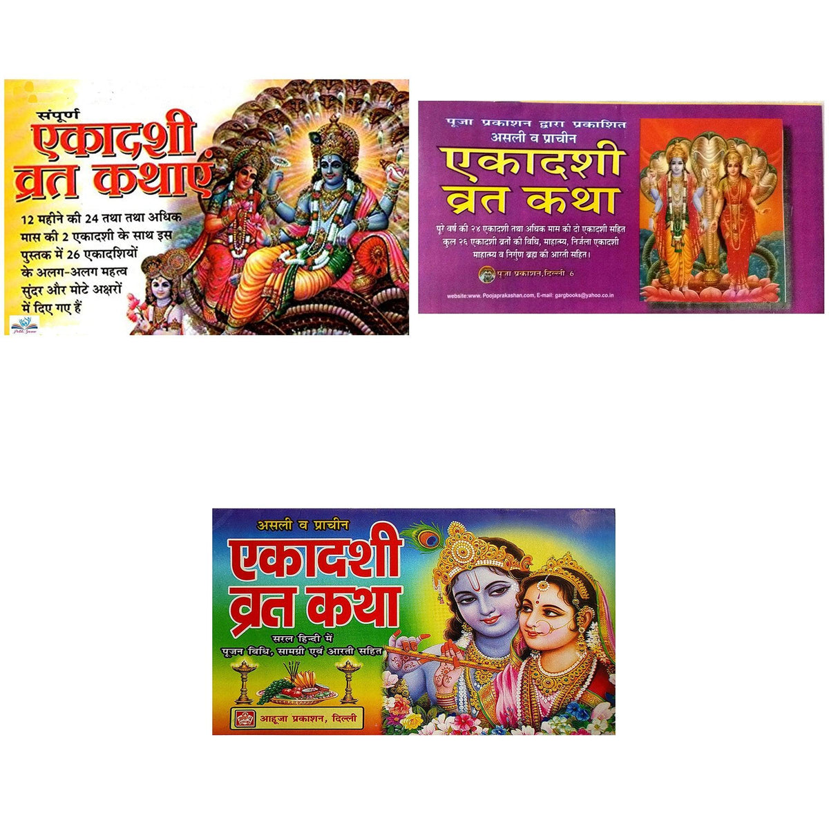 Ekadashi Vrat Katha with Vidhi and Aarti Books (Hindi Edition, Paperback) - Walgrow.com