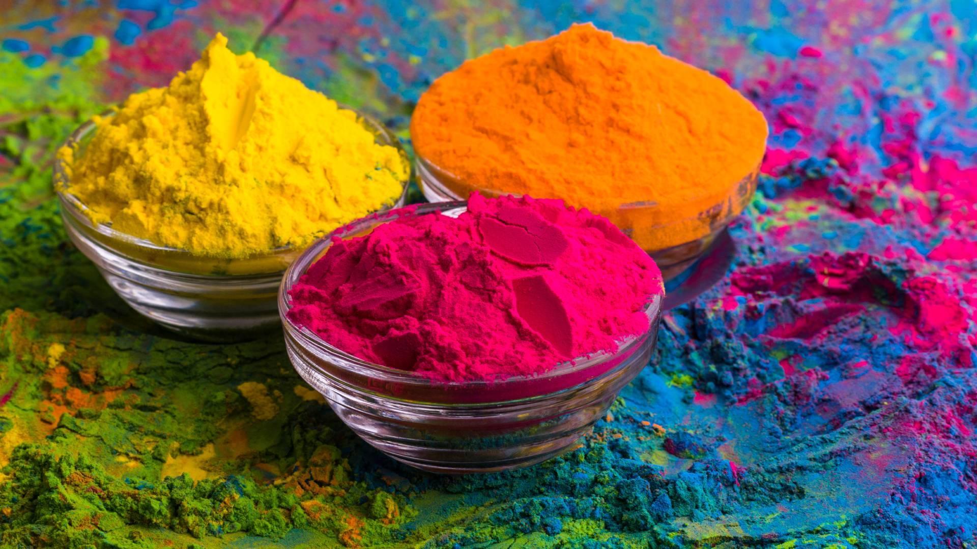 Herbal Gulal Color Powder Packets For Holi Festival, Fun Runs, Color Wars & More (Orange) - Walgrow.com