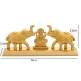 Indian Religion Elephant Kumkum/Chandan/Roli Box For Pooja and Gift Purpose - Walgrow.com