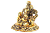 Lord Ganesha Brass Statue For Good Luck & Success /Pooja/Home Décor & Gifts Purpose - Walgrow.com