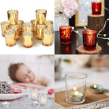 Mercury Votive Tealight Candle Holders For Home Décor, Christmas & More - Walgrow.com