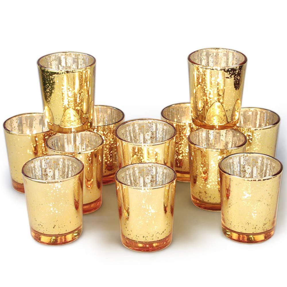 Mercury Votive Tealight Candle Holders For Home Décor, Christmas & More - Walgrow.com