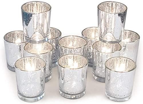 Mercury Votive Tealight Candle Holders For Home Décor, Christmas & More - Walgrow.com