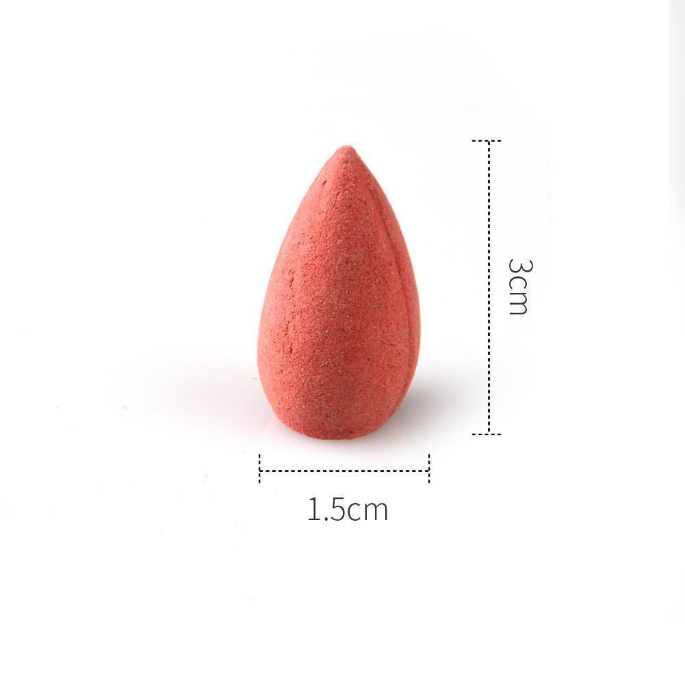 Mesmerizing Backflow Incense Smoking Bullet-Shaped Assorted Fragrances Cones - Walgrow.com