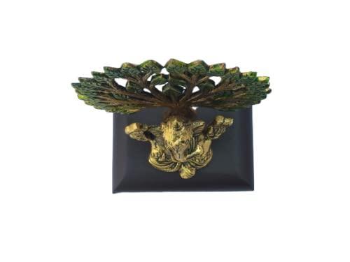 Metal lord Ganesha Statue with Tree Shape For Pooja, Home Décor & Gifts Purpose - Walgrow.com