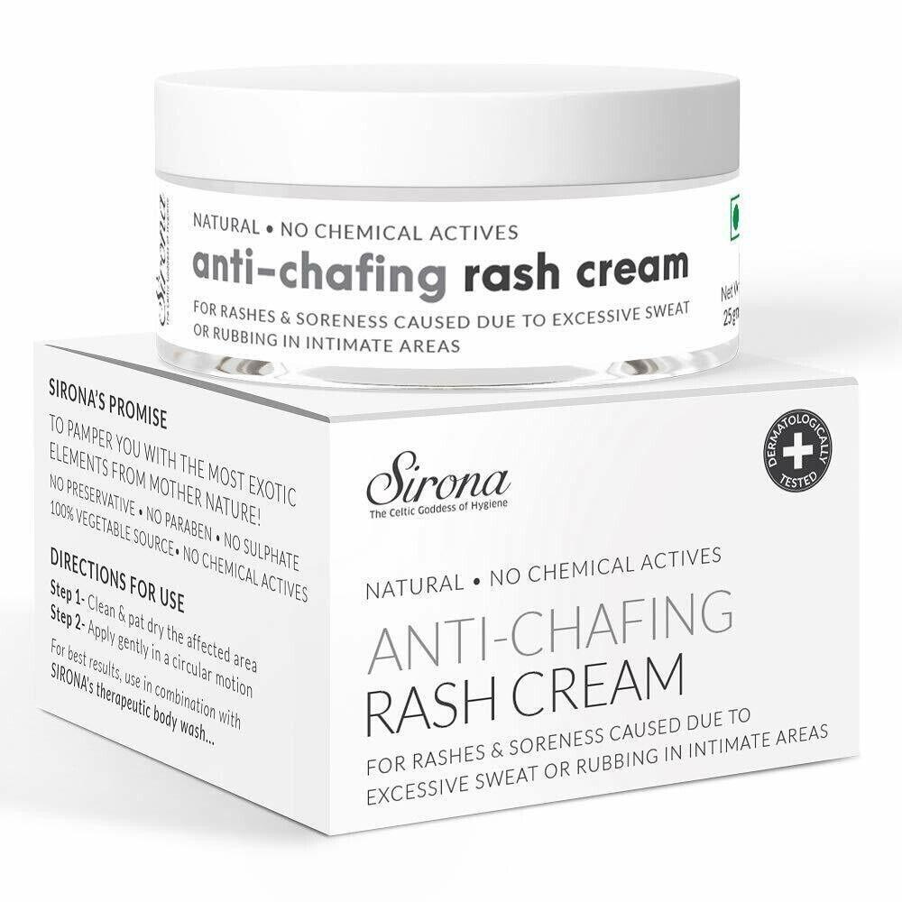 Natural Rashe Cream For Chafing Due To Sanitary Pads, Waxing and Gymming (25g) - Walgrow.com