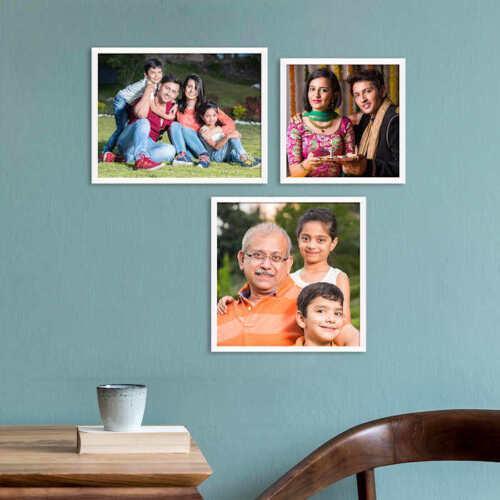 Personalised Solid Photo Frames with Custom Photo For Home, Office and Gifting - Walgrow.com