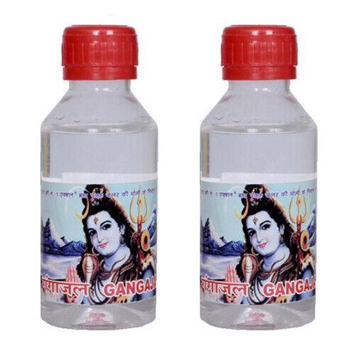 Pure Natural Crystal Clear Ganga Jal Holy Water Positive Energy (Set Of 2) - Walgrow.com