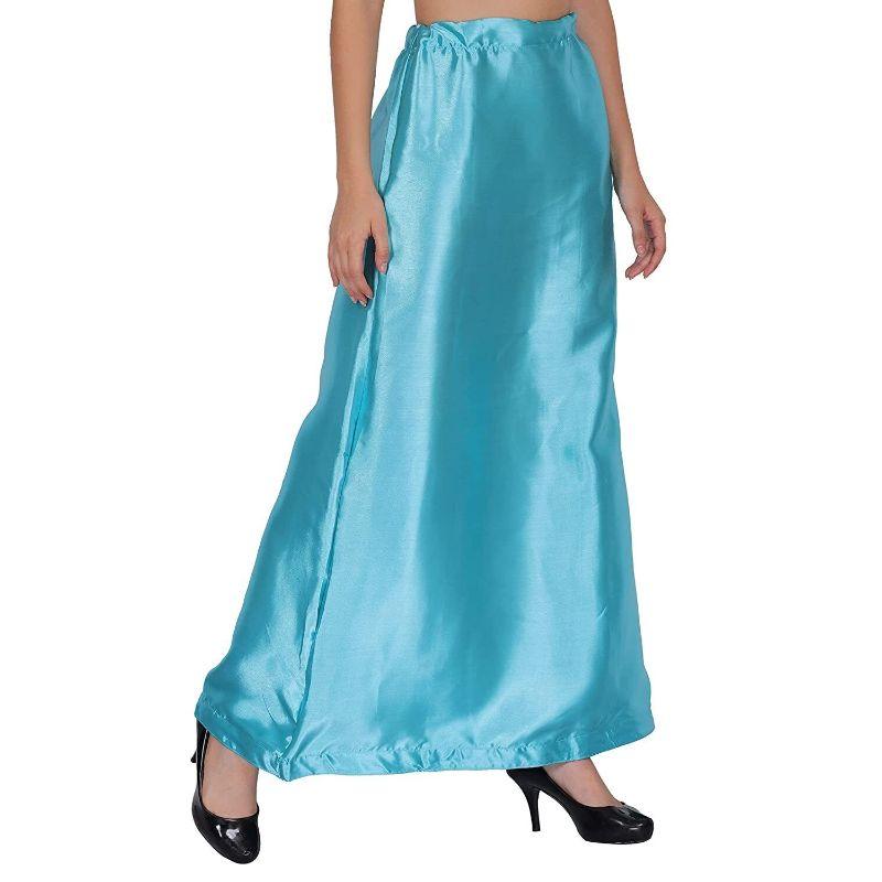 SATIN Saree Petticoat Silk Petticoat Pure Cotton Inner Underskirt Saree  Inner Wear Skirt Petticoat USA Readymade Petticoat 