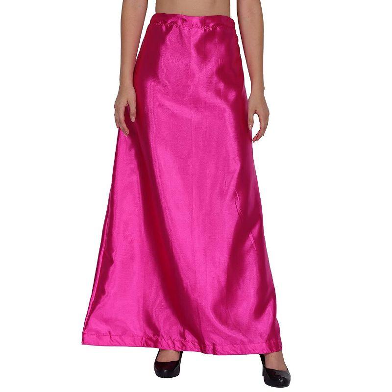 Saree Shapewear Petticoat for Women, Inskirt Saree Petticoats- Pink