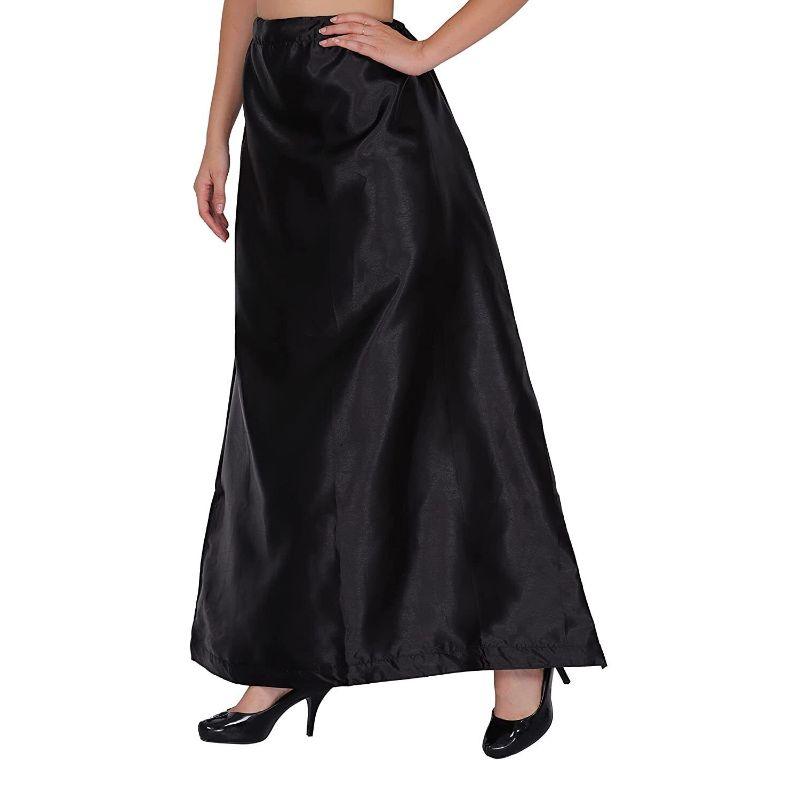 Laycra Shapewear Petticoat Solid Inskirt Underskirt Skirt Indian