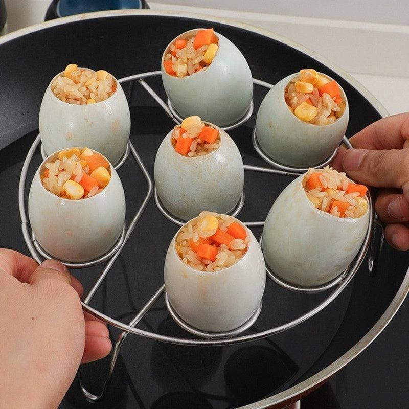 Stainless Steel Utensils Topper Egg Shell Cutter Opener Tool For Kitchen - Walgrow.com