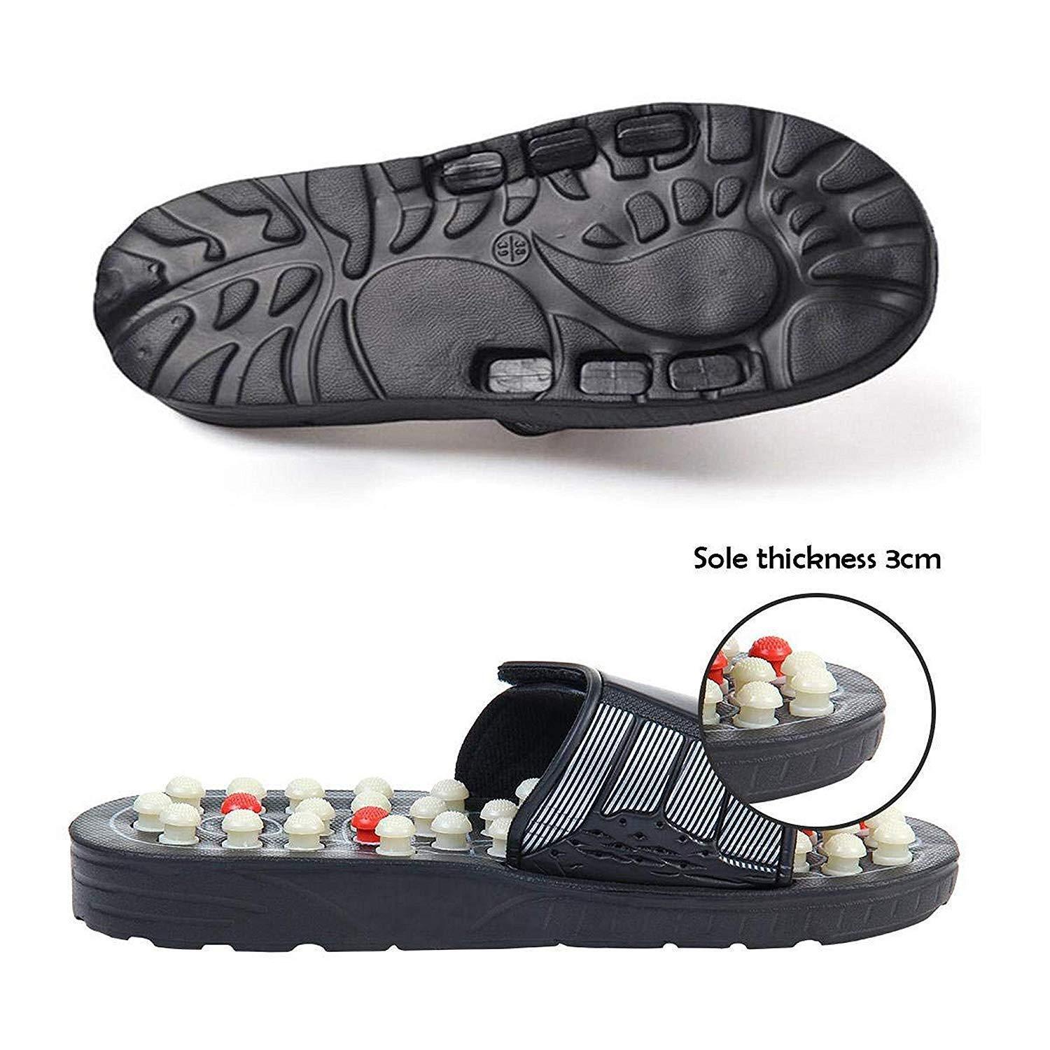 Unisex Paduka/Slippers Foot Full Body Blood Circulation & Magnetic Acupressure - Walgrow.com