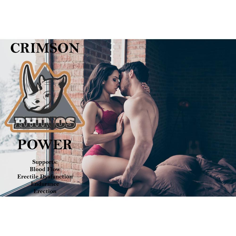 Crimson Rhinos Power For Men's/Male Sexual Energy Booster and Maximum Stamina Enhancer (150mg, Tablets) - Walgrow.com