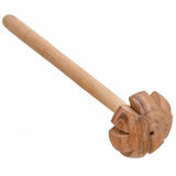 Handmade Wooden Hand Masher/Whisk Beater/Ghotni/Mathani For Kitchen (30 Cm, Tan) - Walgrow.com