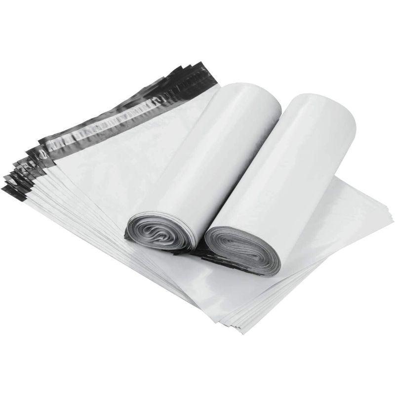 Waterproof and Tear-Resistant Mailing Shipping Envelopes Courier Bags Without POD Sleeve (6 x 7 Inches, 75 Microns, White) - Walgrow.com