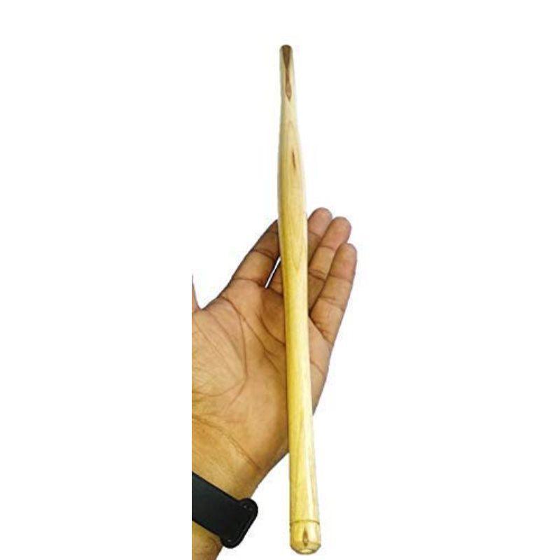 Wooden Indian Handicrafts Gujarati Thin Roller/Rolling Pins/Belan For Kichen (14'', Beige) - Walgrow.com