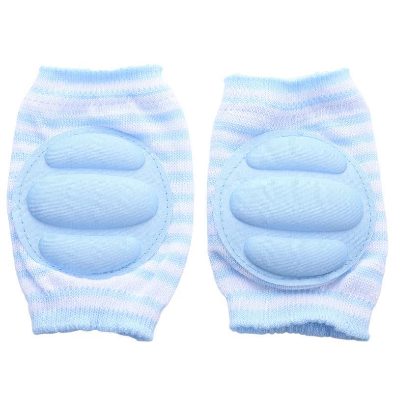 Zindwear Cotton Color Line Anti Slip Baby Crawling Knee Pads For Toddler Protector (Knee Safety , Multicolor) - Walgrow.com