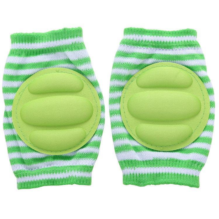 Zindwear Cotton Color Line Anti Slip Baby Crawling Knee Pads For Toddler Protector (Knee Safety , Multicolor) - Walgrow.com