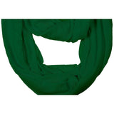 Zindwear Women's Cotton Hosiery Infinity Around Loop Convertible Scarves/Wraps (One Size, Green) - Walgrow.com