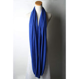 Zindwear Women's Cotton Hosiery Infinity Around Loop Convertible Scarves/Wraps (One Size, Royal Blue) - Walgrow.com